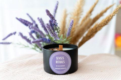 Świeca Sojowa - Lawenda/Wanilia 100g Świeca Sojowa - Lawenda/Wanilia 100g