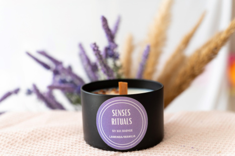 Świeca Sojowa - Lawenda/Wanilia 100g Świeca Sojowa - Lawenda/Wanilia 100g