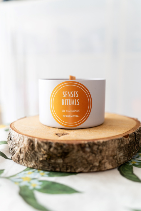Świeca Sojowa - Bergamotka 100g Świeca Sojowa - Bergamotka 100g