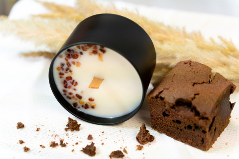 Świeca Sojowa - Ciastko Brownie Świeca Sojowa - Ciastko Brownie