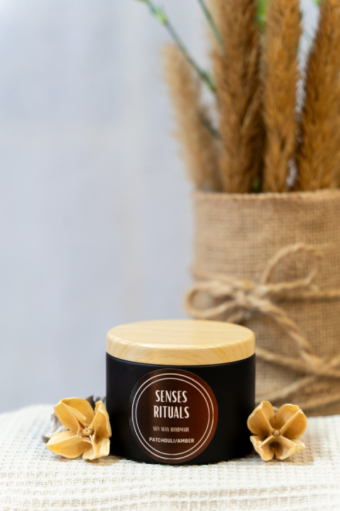 Świeca Sojowa - Patchouli/Amber 100g Świeca Sojowa - Patchouli/Amber 100g