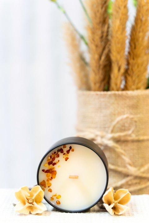Świeca Sojowa - Patchouli/Amber 100g Świeca Sojowa - Patchouli/Amber 100g